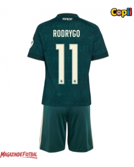 Real Madrid Rodrygo Goes #11 Echipament de Fotbal Replică 2026-27 Copii Deplasare (+ Șorturi)